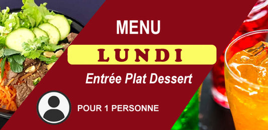 1 - MENU CLASSIC - Lundi 13 Mai