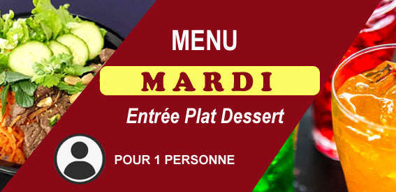 2 - MENU CLASSIC - Mardi 14 Mai