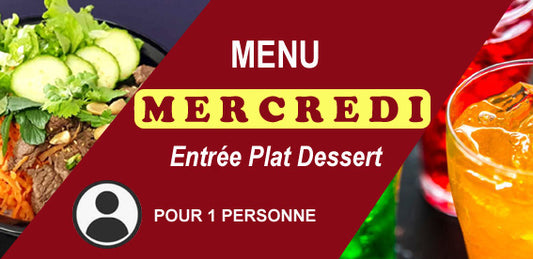 3 - MENU CLASSIC - Mercredi 15 Mai